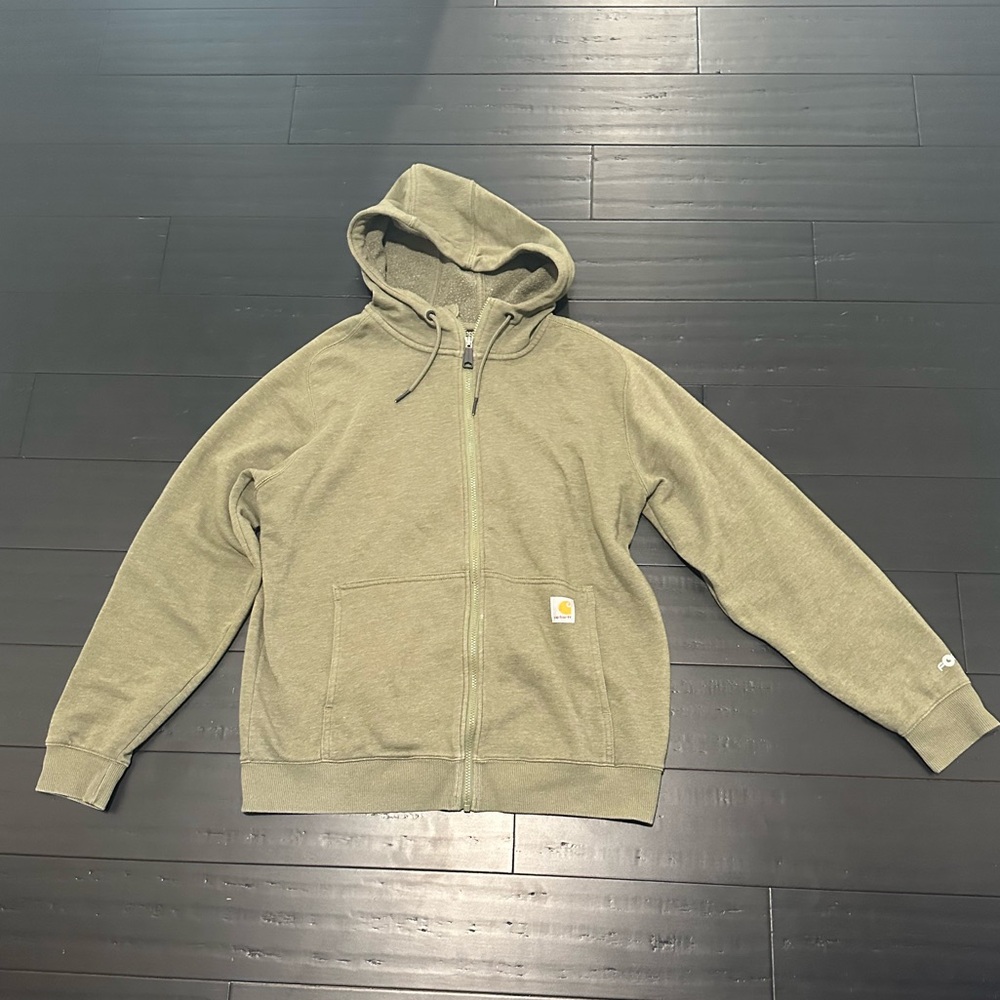Carhartt Moss/Olive Green Full-Zip Hoodie